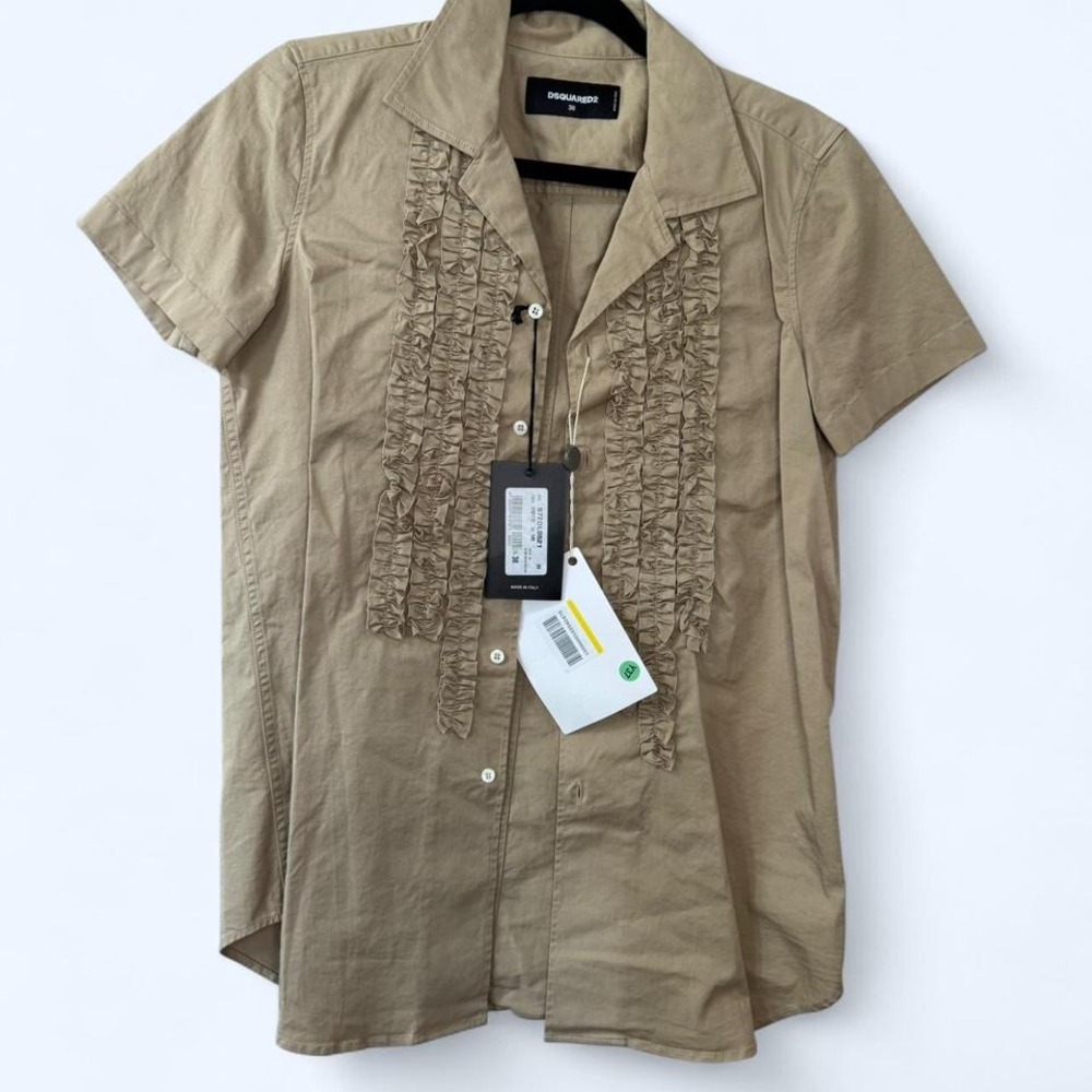 Dsquared2 Tan Blouse NWT